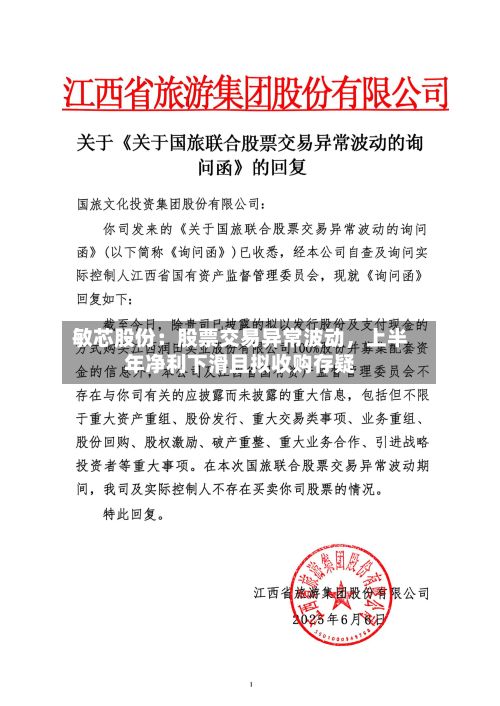 敏芯股份：股票交易异常波动，上半年净利下滑且拟收购存疑-第3张图片