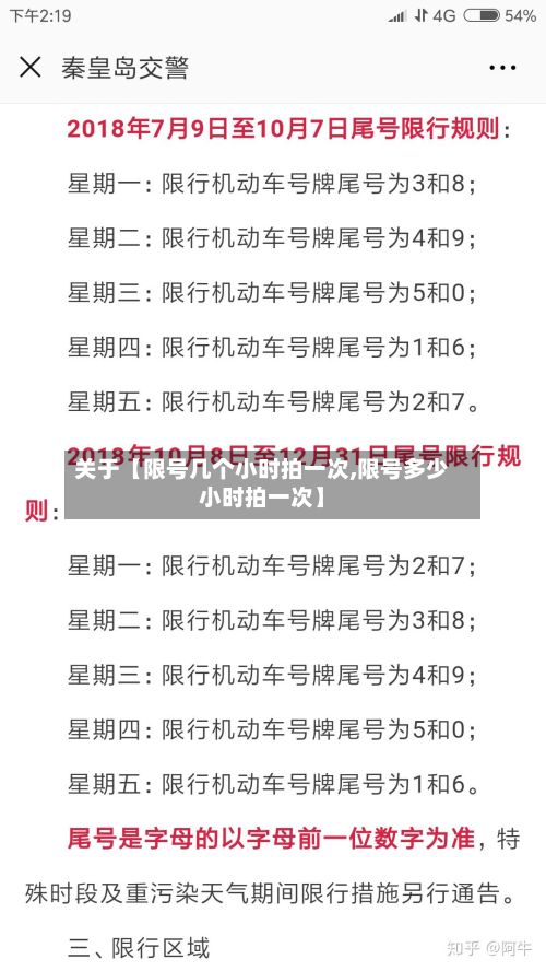 关于【限号几个小时拍一次,限号多少小时拍一次】
