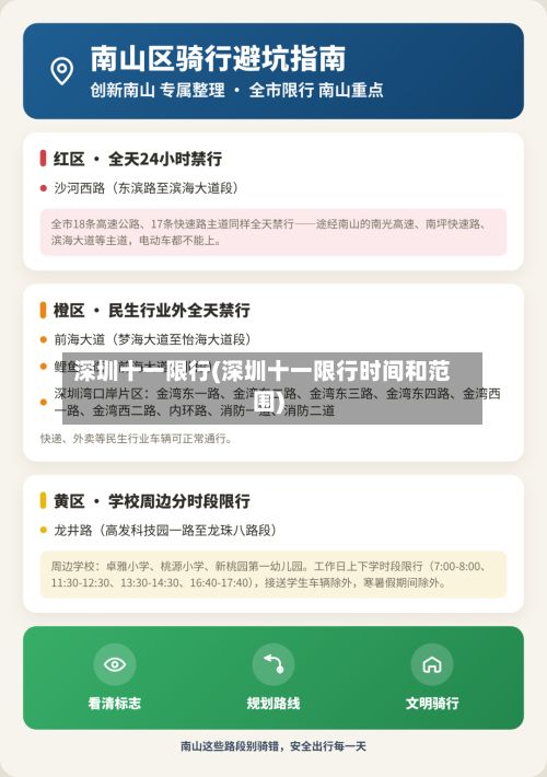 深圳十一限行(深圳十一限行时间和范围)