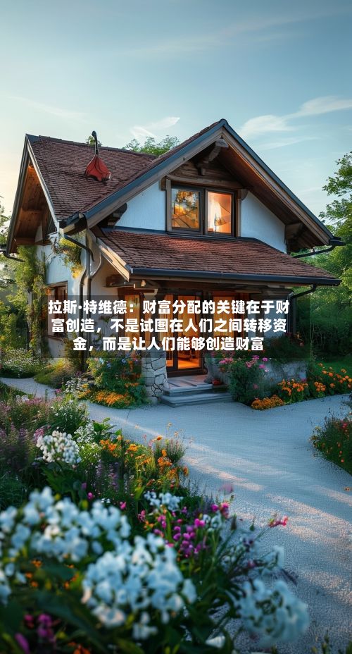 拉斯·特维德：财富分配的关键在于财富创造	，不是试图在人们之间转移资金，而是让人们能够创造财富-第3张图片