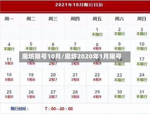 廊坊限号10月/廊坊2020年1月限号-第3张图片