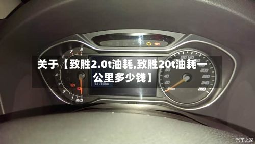 关于【致胜2.0t油耗,致胜20t油耗一公里多少钱】