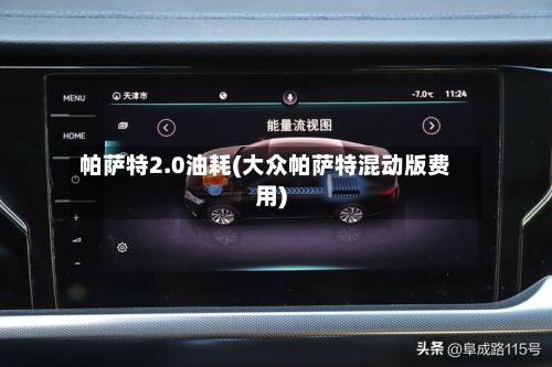 帕萨特2.0油耗(大众帕萨特混动版费用)-第2张图片