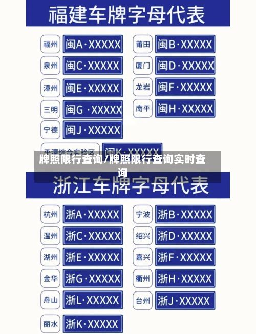 牌照限行查询/牌照限行查询实时查询