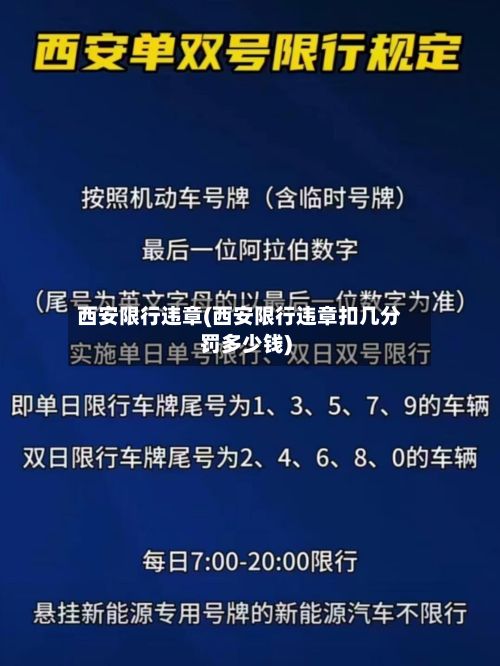 西安限行违章(西安限行违章扣几分罚多少钱)