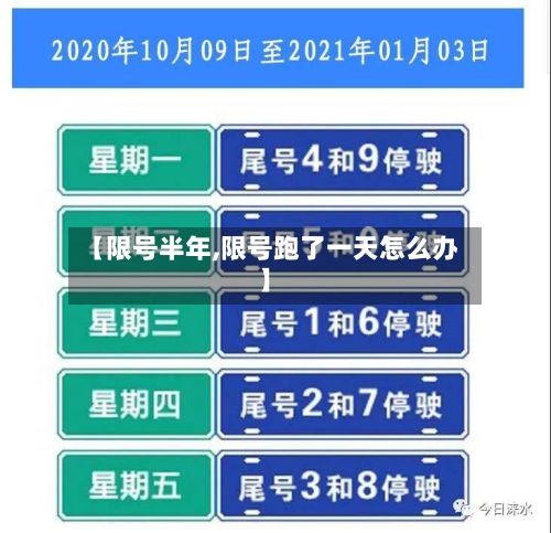 【限号半年,限号跑了一天怎么办】-第3张图片