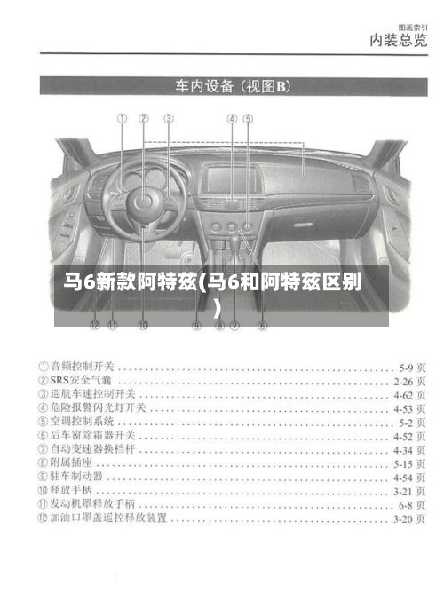 马6新款阿特兹(马6和阿特兹区别)-第2张图片