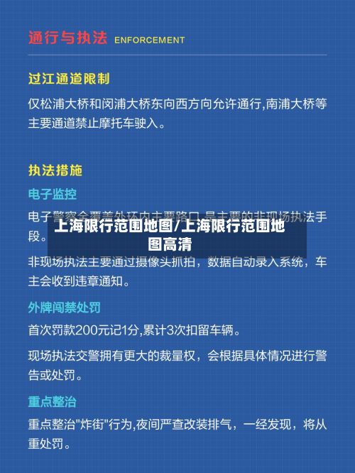 上海限行范围地图/上海限行范围地图高清
