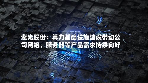紫光股份：算力基础设施建设带动公司网络、服务器等产品需求持续向好